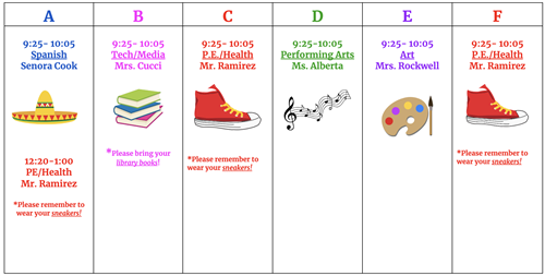 Schedule